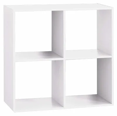 Produktbild von 5five Simply Smart Regal Mix N Modul 2x2, Holzspahn, Weiß, 67.5 x 67.5 cm, 138908C