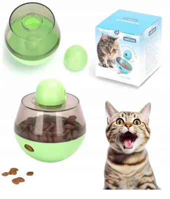 Produktbild von Nobleza Interaktives Intelligenzspielzeug Futterball für Katzen
