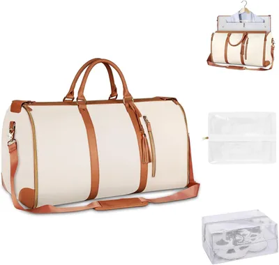 Produktbild von Reisetasche, faltbar, wasserdicht, weiß, für Reisen