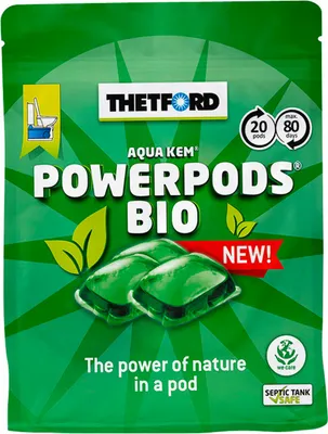 Produktbild von Thetford Aqua Kem PowerPodsGreen, Sanitärzusatz, Campingtoiletten Hygiene
