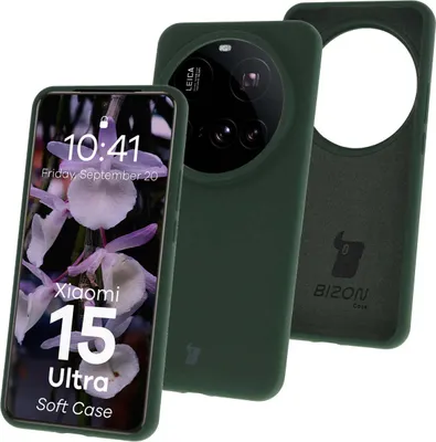 Produktbild von Bizon Soft Case Xiaomi 15 Ultra dunkelgrün