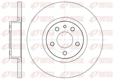 Produktbild von 2x REMSA Bremsscheibe 6512.00 vorne für ALFA ROMEO 147 (937) 156 (932) 281mm