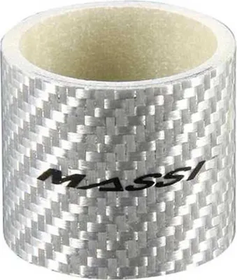 Produktbild von Massi Carbon-spacer 1 1/8 30 Mm 2 Einheiten Silber 1 1/8´´ / 30 mm Silber 1 1/8´´ / 30 mm