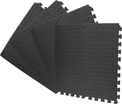 Produktbild von X-star EVA Schaumstoffmatten 4 Stk. 60x60 cm Schwarz