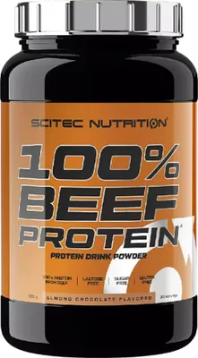 Produktbild von SCITEC Nutrition | 100% Beef Protein Chocolate - Almond
