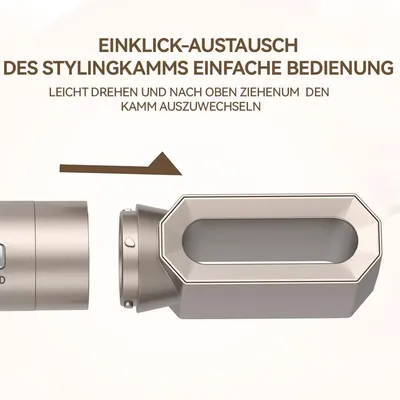 Produktbild von 6-in-1 Air Styler Set mit Haartrockner und Stylingaufsätzen, vielseitig für Trocknen, Glätten, Volumen und Locken