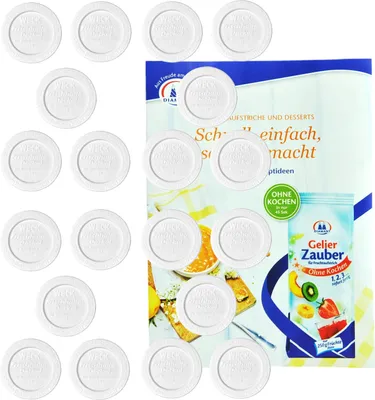 Obrázek produktu pro sada 20 víček Weck 60 mm včetně brožury s recepty od firmy Diamantzucker