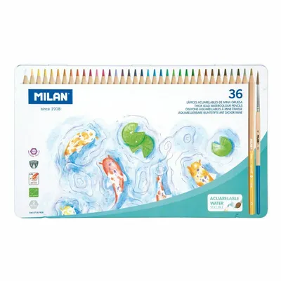 Produktbild von Milan Aquarellfarben Farbstifte Aquarellstifte