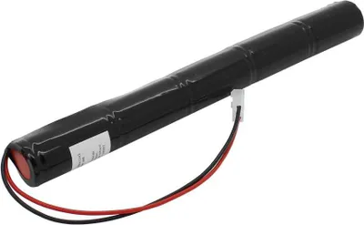 Produktbild von Notleuchtenakku NiMH 6V 2500mAh L1x5 Baby C mit 200mm Kabel und Stecker passend für Beghelli 415.111.000