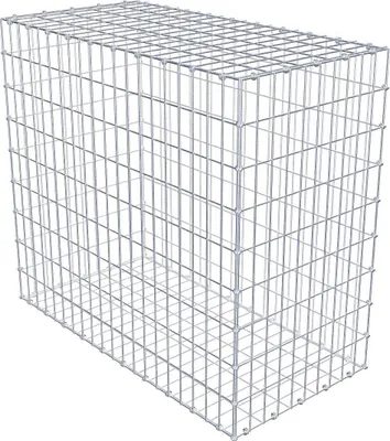 Produktbild von Gabione 100 cm x 90 cm x 50 cm (L x H x T), Maschenweite 5 x 10 cm, Spiralring