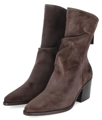 Productafbeelding van Paul Green dames enkellaarsjes, bruin, leer, maat: 37,5