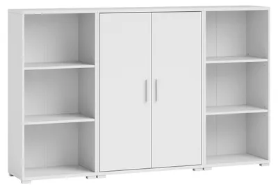 Produktbild von Regal-Set >Clermont< (3-teilig) in weiss Nachbildung - 184x114x35 (BxHxT)