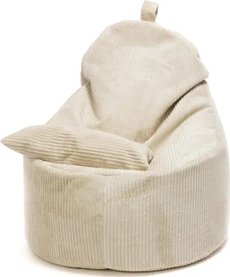 Produktbild von Ecopuf - Sitzsack Bean Bag mit Füllung, aus Cord, mit Kissen, Yoko Sz03