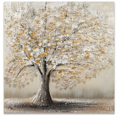 Produktbild von Wandbild Baum B 60x60cm quadratisch auf Leinwand Formano
