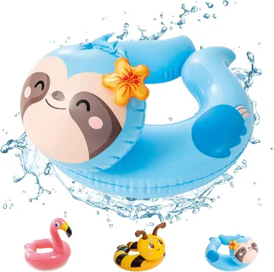 Obrázok produktu pre Nafukovací Plávajúci Kruh, Veľký, Farebný, Odolný PVC, pre Dospelých, do Bazéna