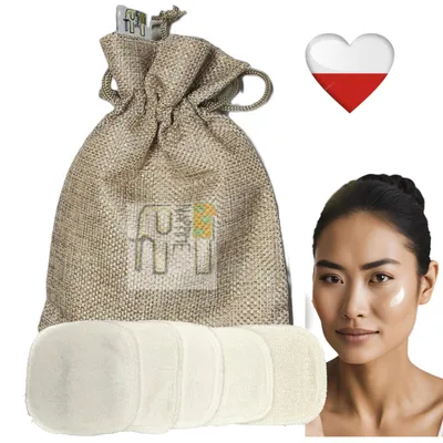 Produktbild von Wiederverwendbare Kosmetikpads aus Bambusmischgewebe, 5er-Packung NappiMe Wattepads
