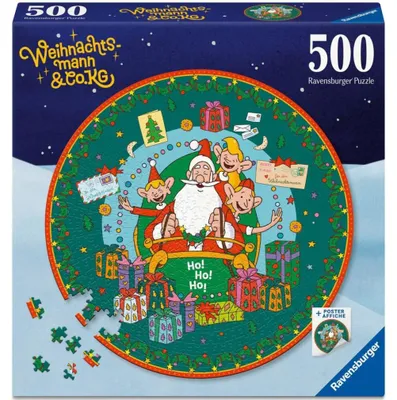 Zdjęcie produktu dla Puzzle dla dorosłych, 500 elementów – Święty Mikołaj & Co.KG