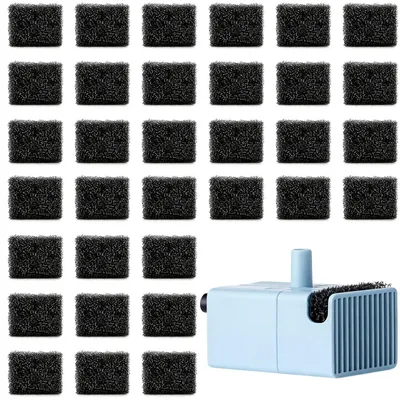 Productafbeelding van Vervangingsfilters voor kattenfonteinen, 30 stuks, afmetingen 38x28x10mm, schuimfilters