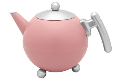 Produktbild von BREDEMEIJER Teekanne Duet Bella Ronde 1,2l rosa matt