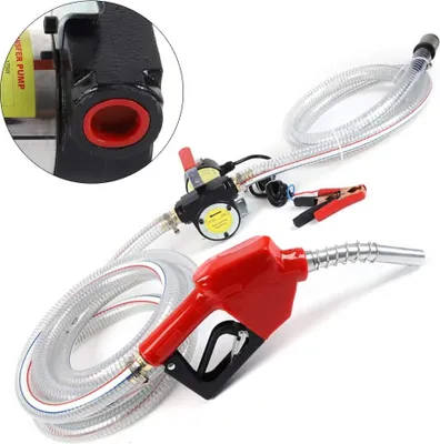 Produktbild von Samozasysająca pompa oleju napędowego Pompa oleju grzewczego Pompa oleju Pistolet automatyczny z wężem PVC 175W 50L/MIN 12V