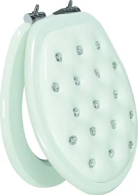 Produktbild von Primaster WC-Sitz mit Strasssteinen Absenkautomatik Soft weiß