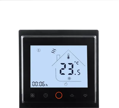 Zdjęcie produktu dla Termostat WIFI czarny 16A kwadratowy wyświetlacz model 001