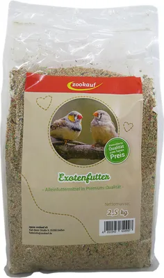Produktbild von zookauf Exotenfutter Premium 2,5 kg