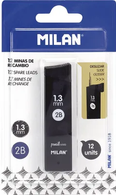 Obrázok produktu pre Ceruzka grafitová 2B 1,3mm 12ks MILAN