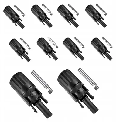 Produktbild von MC4 Solar-Steckverbinder für Kabel 4–6 mm² Stecker (männlich) 100 Stück