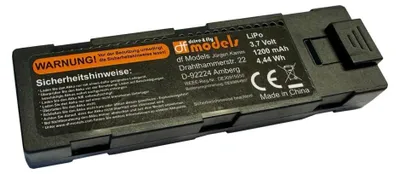 Immagine prodotto di Batteria LiPo DF-Models, 7,4V - 12mAh, modello 9571