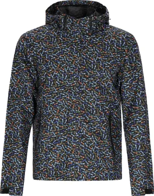 Produktbild von Herren Kapuzenjacke S blau mit durchgehendem Frontreißverschluss und verstellbarer Kordelzugkappe