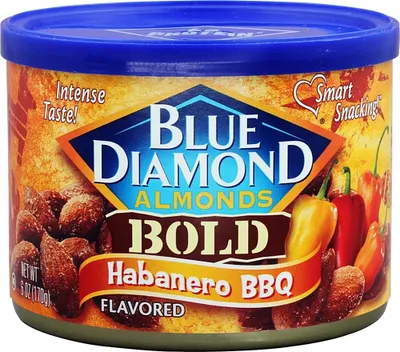 Produktbild von Blue Diamond Almonds Bold Habanero BBQ 170g