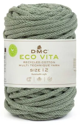 Image de DMC Eco Vita-12 – fil de coton recyclé (4 mm) composé à 80 % de coton et à 20 % de polyester (couleur 085)