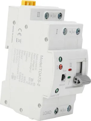 Obrázek produktu pro Automatický přepínač s dvojitým napájením 2P 16A ATS Přepínač elektrického obvodu generátoru 220VAC