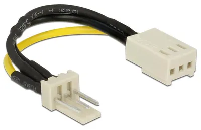 Obrázek produktu pro DeLOCK 83656, 0,08 m, 3-pinový, 3-pinový, Samec, Samice, Přímý