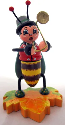 Produktbild von Hubrig - Käfer ca. 8 cm - Hummelmännchen mit Posaune