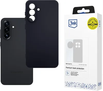 Produktbild von 3mk Schutzhülle Matt Case Cover für Samsung Galaxy A36  schwarz  Backcover