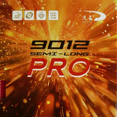 Produktbild von METEOR 9012 Pro (ox - schwarz) | Tischtennisbelag