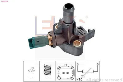 Produktbild von EPS 1.830.318 Kühlmitteltemperatursensor für FIAT PANDA (169) PUNTO (188) Doblo Cargo (223) Doblo Kombi (119, 223) Seicento / 600 Schrägheck (187)