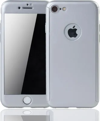 Produktbild von Handyhülle Schutzhülle für Apple iPhone 6 / 6s Full Case Cover Displayschutz 360 Silber