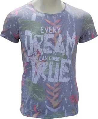 Produktbild von Brandneu Designer T-Shirt CARISMA Grau floralem Print CRM4261 XL