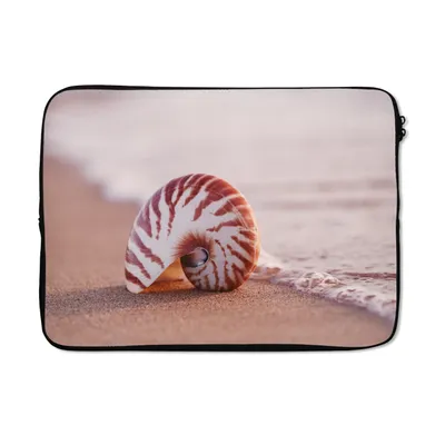 Produktbild von MuchoWow® Laptop Hülle 14 ZollMuschel - Strand - Meer - Sand Laptoptasche - Laptoptasche - Stoßsicher - Schutzhaube