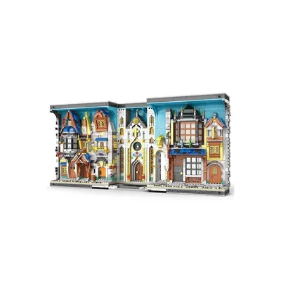 Produktbild von Reobrix 66026 Mittelalterlicher Basar Klemmbaustein Gebäude 2922 Teile ab 14