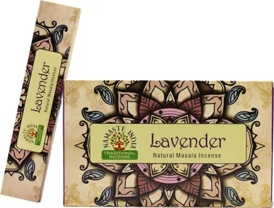 Produktbild von Namaste India Räucherstäbchen Lavendel Lavanda 12x15g indische Duftmischung