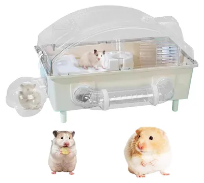 Produktbild von Hamsterkäfig mit Lebensraum und Beobachtungsmöglichkeiten