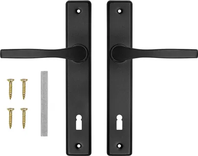 Produktbild von ADGO® Türgriff Set für den Buntbart Schloss Schlüssel 72 Links Rechts Türklinke