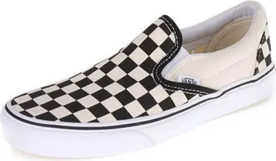 A single Vans Classic Slip-On sneaker with a checkerboard pattern.