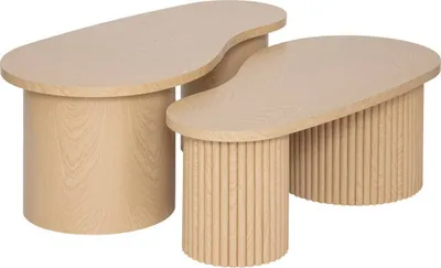 Produktbild von 2er-set Clochtische "Soleya" - Atmosphera créateur d'intérieur