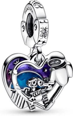 Produktbild von Pandora Disney Pixar Wall-E & Eve Glow-in-the-dark Charm Pendant 792518C01 Přívěsek