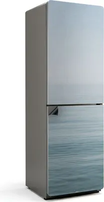 Produktbild von Ruhige Wasseroberfläche – Magnetische Kühlschrank Abdeckung – Dekorfolie magnetisch Küche – Kühlschrank Magnet Deko – selbstklebende Magnettafel – Magnetfolie für Kühlschranktür – 60x180 cm